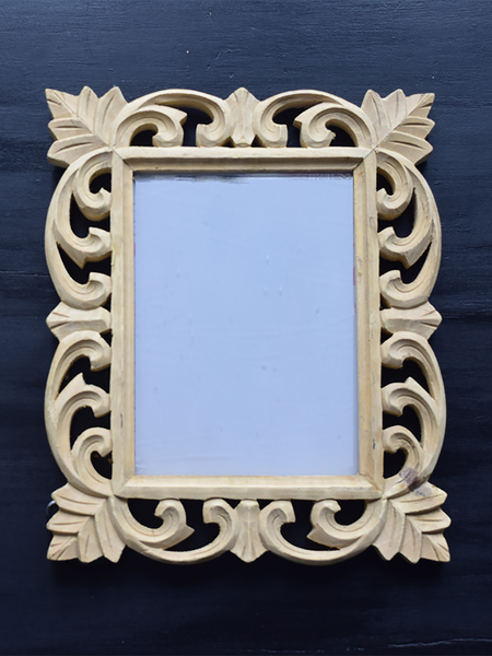 DIY Carved Wooden Frame - 24.5 cm x 30 cm