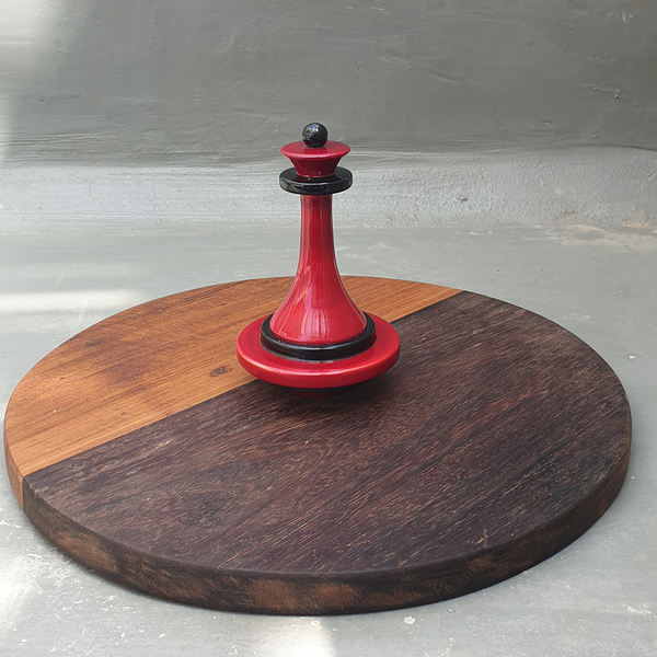 Queen - Chess inspired wooden platter 