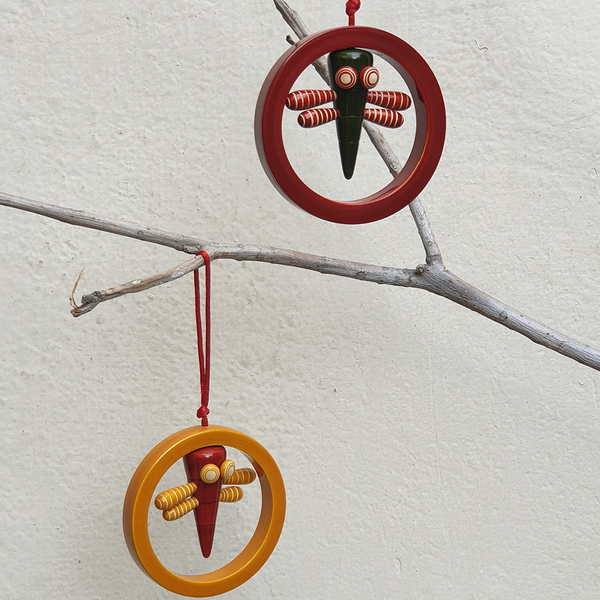 dragon flies in a ring Christmas ornaments