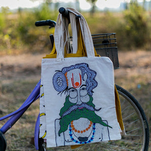 Sadhu, Embroidered Tote Bag