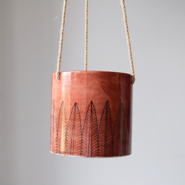 Pattee, Terracotta coloured Pot/Hanging Pot